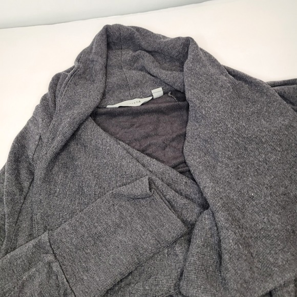 Athleta Gray Open‎ Front Cardigan Sweater XXS Long Sleeve Pockets - Picture 3 of 8